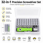 Set di punte per cacciavite magnetiche multifunzionali 32 in 1, Screwdriver Bit Set