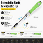 Set di punte per cacciavite magnetiche multifunzionali 32 in 1, Screwdriver Bit Set