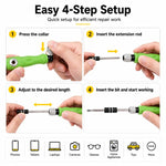 Set di punte per cacciavite magnetiche multifunzionali 32 in 1, Screwdriver Bit Set
