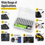 Set di punte per cacciavite magnetiche multifunzionali 32 in 1, Screwdriver Bit Set