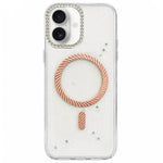 Custodia magnetica per telefono con inserti in resina epossidica glitterata., For iPhone 17e / 16e, For iPhone 17 Pro Max, For iPhone 17 Pro, For iPhone 17