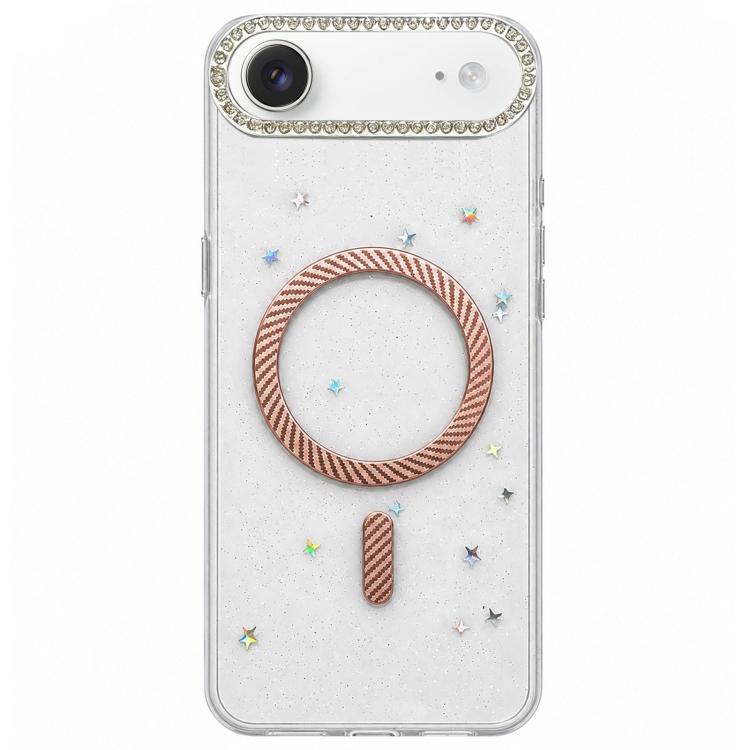 Custodia magnetica per telefono con inserti in resina epossidica glitterata., For iPhone Air, For iPhone 16 Pro Max, For iPhone 16 Pro, For iPhone 16 Plus