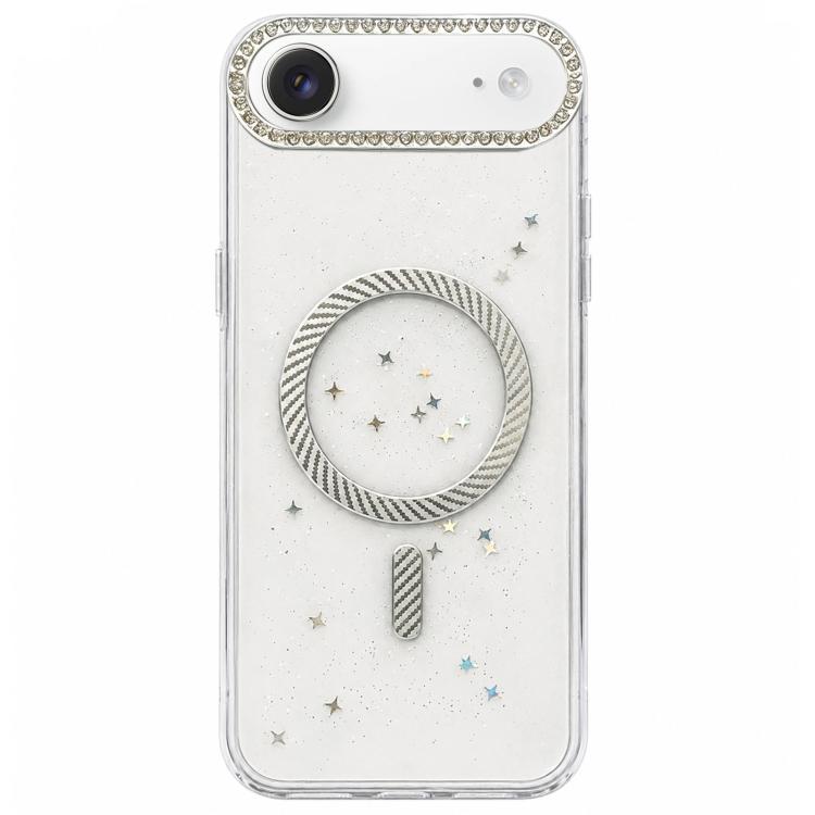 Custodia magnetica per telefono con inserti in resina epossidica glitterata., For iPhone Air, For iPhone 16 Pro Max, For iPhone 16 Pro, For iPhone 16 Plus