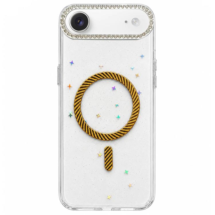 Custodia magnetica per telefono con inserti in resina epossidica glitterata., For iPhone Air, For iPhone 16 Pro Max, For iPhone 16 Pro, For iPhone 16 Plus