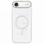 Custodia magnetica per telefono con inserti in resina epossidica glitterata., For iPhone Air, For iPhone 16 Pro Max, For iPhone 16 Pro, For iPhone 16 Plus