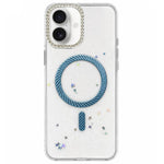 Custodia magnetica per telefono con inserti in resina epossidica glitterata., For iPhone Air, For iPhone 16 Pro Max, For iPhone 16 Pro, For iPhone 16 Plus