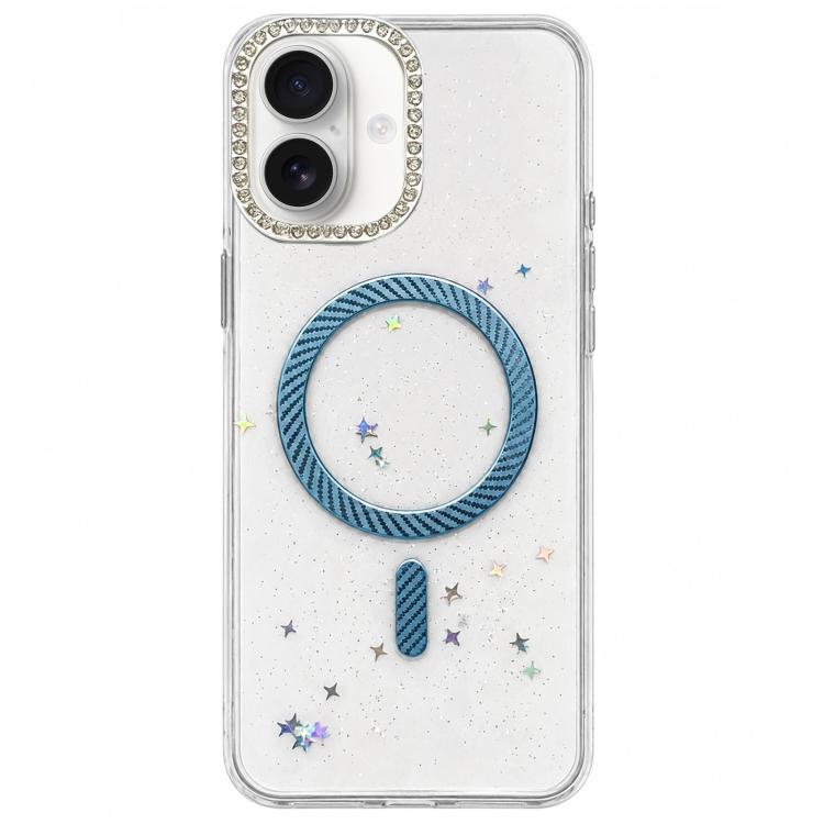 Custodia magnetica per telefono con inserti in resina epossidica glitterata., For iPhone Air, For iPhone 16 Pro Max, For iPhone 16 Pro, For iPhone 16 Plus