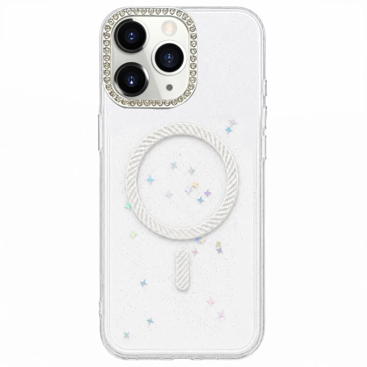 Custodia magnetica per telefono con inserti in resina epossidica glitterata., For iPhone 12, For iPhone 12 Pro Max, For iPhone 12 Pro, For iPhone 11 Pro Max