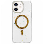 Custodia magnetica per telefono con inserti in resina epossidica glitterata., For iPhone 11, For iPhone 11 Pro, For iPhone X / XS, For iPhone XR