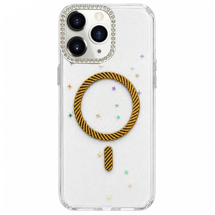 Custodia magnetica per telefono con inserti in resina epossidica glitterata., For iPhone 11, For iPhone 11 Pro, For iPhone X / XS, For iPhone XR