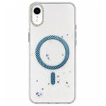 Custodia magnetica per telefono con inserti in resina epossidica glitterata., For iPhone 11, For iPhone 11 Pro, For iPhone X / XS, For iPhone XR