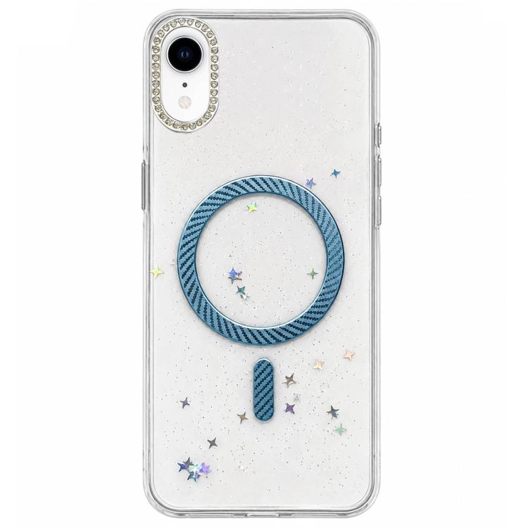 Custodia magnetica per telefono con inserti in resina epossidica glitterata., For iPhone 11, For iPhone 11 Pro, For iPhone X / XS, For iPhone XR