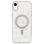 Custodia magnetica per telefono con inserti in resina epossidica glitterata., For iPhone 11, For iPhone 11 Pro, For iPhone X / XS, For iPhone XR