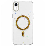 Custodia magnetica per telefono con inserti in resina epossidica glitterata., For iPhone 11, For iPhone 11 Pro, For iPhone X / XS, For iPhone XR