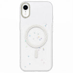 Custodia magnetica per telefono con inserti in resina epossidica glitterata., For iPhone 11, For iPhone 11 Pro, For iPhone X / XS, For iPhone XR