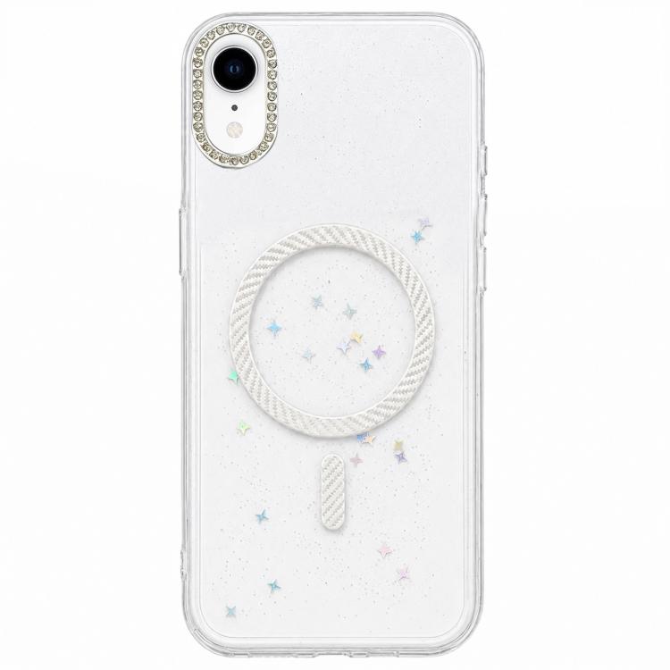 Custodia magnetica per telefono con inserti in resina epossidica glitterata., For iPhone 11, For iPhone 11 Pro, For iPhone X / XS, For iPhone XR