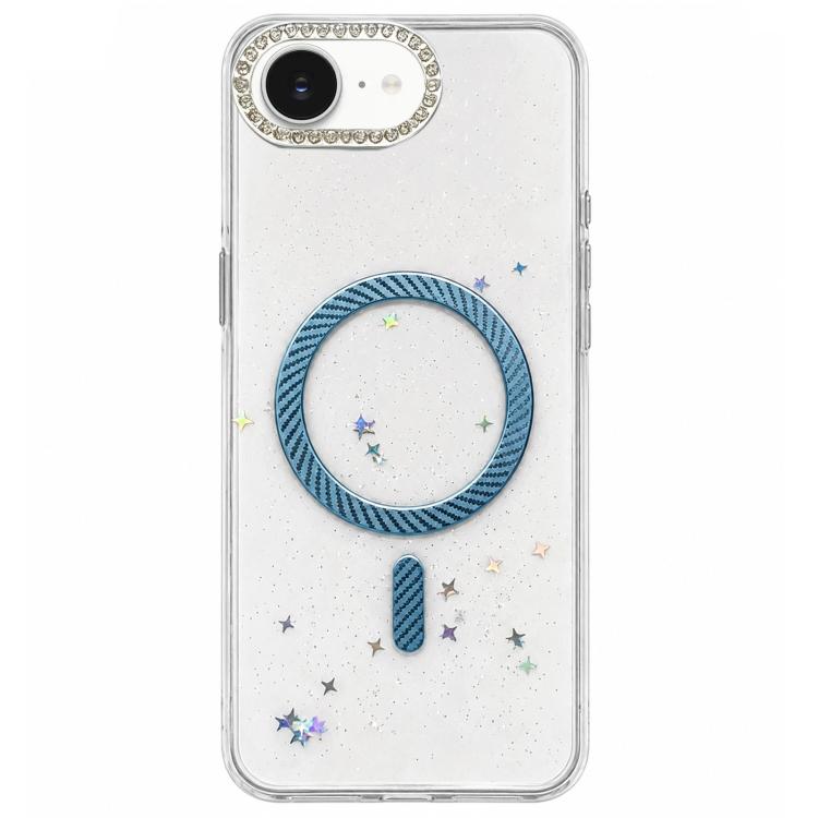 Custodia magnetica per telefono con inserti in resina epossidica glitterata., For iPhone 17e / 16e, For iPhone 17 Pro Max, For iPhone 17 Pro, For iPhone 17