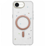 Custodia magnetica per telefono con inserti in resina epossidica glitterata., For iPhone 17e / 16e, For iPhone 17 Pro Max, For iPhone 17 Pro, For iPhone 17
