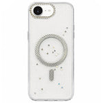 Custodia magnetica per telefono con inserti in resina epossidica glitterata., For iPhone 17e / 16e, For iPhone 17 Pro Max, For iPhone 17 Pro, For iPhone 17