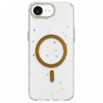 Custodia magnetica per telefono con inserti in resina epossidica glitterata., For iPhone 17e / 16e, For iPhone 17 Pro Max, For iPhone 17 Pro, For iPhone 17