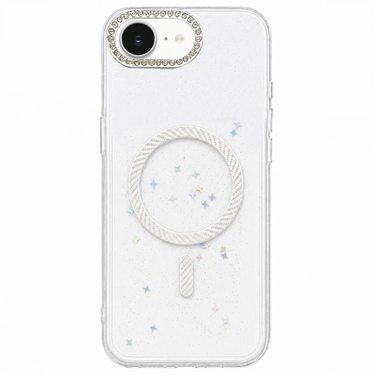 Custodia magnetica per telefono con inserti in resina epossidica glitterata., For iPhone 17e / 16e, For iPhone 17 Pro Max, For iPhone 17 Pro, For iPhone 17