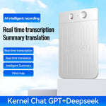 Registratore vocale intelligente AI ultrasottile con doppia tastiera e impronta vocale, compatibile con AIREC-APP., 8GB, 16GB, 32GB, 64GB, 128GB, 256GB