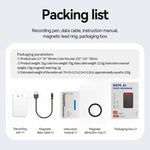 Registratore vocale intelligente AI ultrasottile con doppia tastiera e impronta vocale, compatibile con AIREC-APP., 8GB, 16GB, 32GB, 64GB, 128GB, 256GB