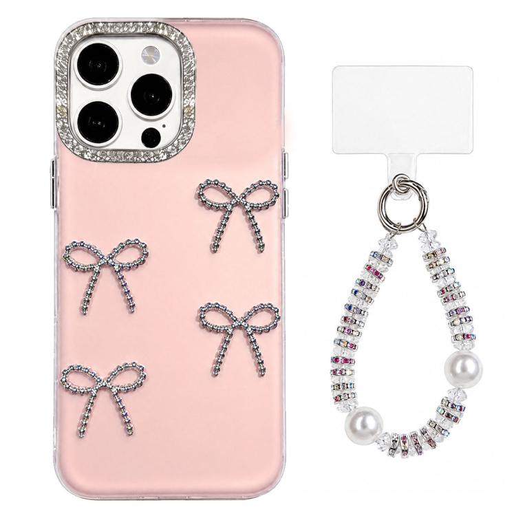 Custodia per telefono IMD color dopamina galvanizzata con cinturino da polso con perline, delicata sulla pelle., For iPhone 13 Pro, For iPhone 13