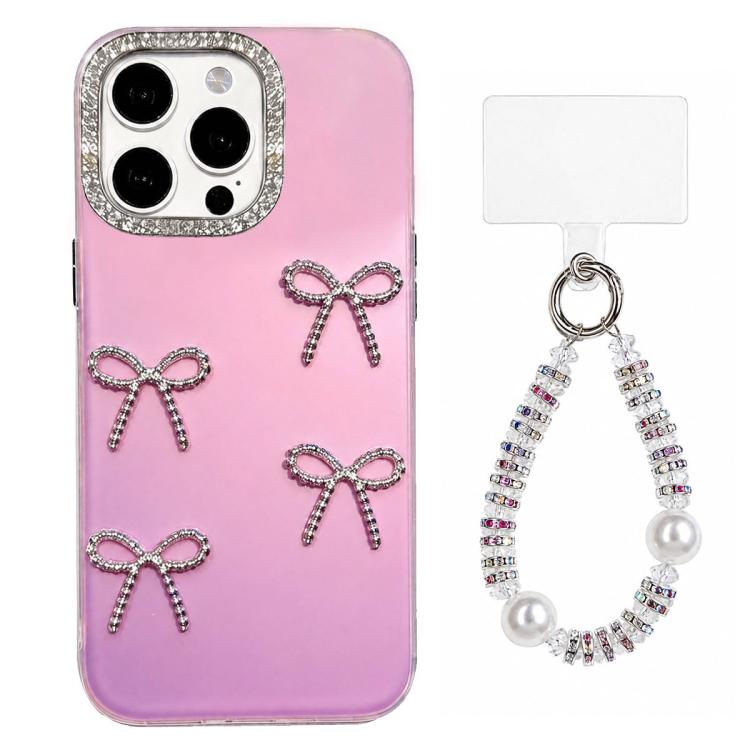 Custodia per telefono IMD color dopamina galvanizzata con cinturino da polso con perline, delicata sulla pelle., For iPhone 13 Pro, For iPhone 13