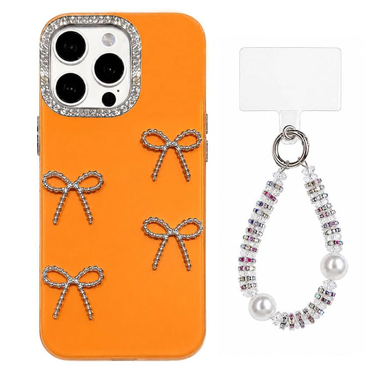 Custodia per telefono IMD color dopamina galvanizzata con cinturino da polso con perline, delicata sulla pelle., For iPhone 13 Pro, For iPhone 13
