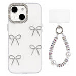 Custodia per telefono IMD color dopamina galvanizzata con cinturino da polso con perline, delicata sulla pelle., For iPhone 13 Pro, For iPhone 13