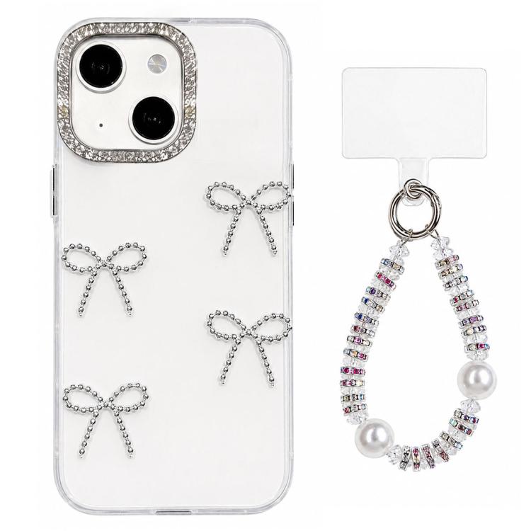 Custodia per telefono IMD color dopamina galvanizzata con cinturino da polso con perline, delicata sulla pelle., For iPhone 13 Pro, For iPhone 13
