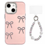 Custodia per telefono IMD color dopamina galvanizzata con cinturino da polso con perline, delicata sulla pelle., For iPhone 13 Pro, For iPhone 13