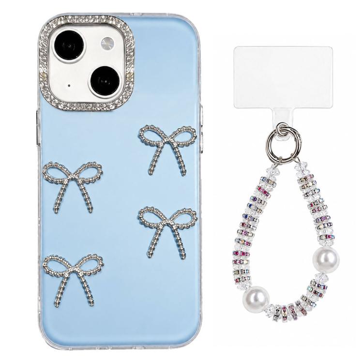 Custodia per telefono IMD color dopamina galvanizzata con cinturino da polso con perline, delicata sulla pelle., For iPhone 13 Pro, For iPhone 13