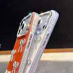 Custodia per telefono IMD color dopamina galvanizzata con cinturino da polso con perline, delicata sulla pelle., For iPhone 13 Pro, For iPhone 13