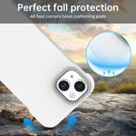 Custodia per telefono ibrida in PC e TPU satinato con mezza cornice a forma di diamante di Candy Diamond, For iPhone 14 Plus, For iPhone 14, For iPhone 14 Pro