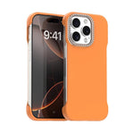 Custodia per telefono ibrida in PC e TPU satinato con mezza cornice a forma di diamante di Candy Diamond, For iPhone Air, For iPhone 16 Pro Max, For iPhone 16 Pro