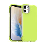 Custodia per telefono ibrida in PC e TPU satinato con mezza cornice a forma di diamante di Candy Diamond, For iPhone 12 Pro, For iPhone 11 Pro Max, For iPhone 11