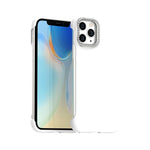 Custodia per telefono ibrida in PC e TPU satinato con mezza cornice a forma di diamante di Candy Diamond, For iPhone 11 Pro