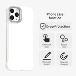 Custodia per telefono ibrida in PC e TPU satinato con mezza cornice a forma di diamante di Candy Diamond, For iPhone 11 Pro