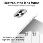 Custodia per telefono ibrida in PC e TPU satinato con mezza cornice a forma di diamante di Candy Diamond, For iPhone 11 Pro