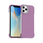 Custodia per telefono ibrida in PC e TPU satinato con mezza cornice a forma di diamante di Candy Diamond, For iPhone 11 Pro
