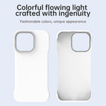 Custodia per telefono ibrida in PC e TPU satinato con mezza cornice a forma di diamante di Candy Diamond, For iPhone 12 Pro, For iPhone 11 Pro Max, For iPhone 11