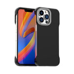 Custodia per telefono ibrida in PC e TPU satinato con mezza cornice a forma di diamante di Candy Diamond, For iPhone 13, For iPhone 12, For iPhone 12 Pro Max