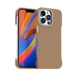 Custodia per telefono ibrida in PC e TPU satinato con mezza cornice a forma di diamante di Candy Diamond, For iPhone 13, For iPhone 12, For iPhone 12 Pro Max