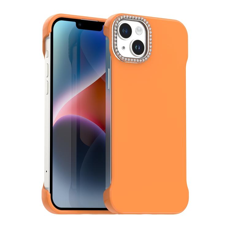 Custodia per telefono ibrida in PC e TPU satinato con mezza cornice a forma di diamante di Candy Diamond, For iPhone 13, For iPhone 12, For iPhone 12 Pro Max