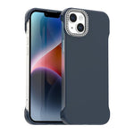 Custodia per telefono ibrida in PC e TPU satinato con mezza cornice a forma di diamante di Candy Diamond, For iPhone 13, For iPhone 12, For iPhone 12 Pro Max