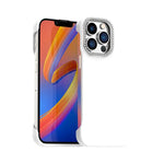 Custodia per telefono ibrida in PC e TPU satinato con mezza cornice a forma di diamante di Candy Diamond, For iPhone 14 Pro Max, For iPhone 13 Pro Max, For iPhone 13 Pro