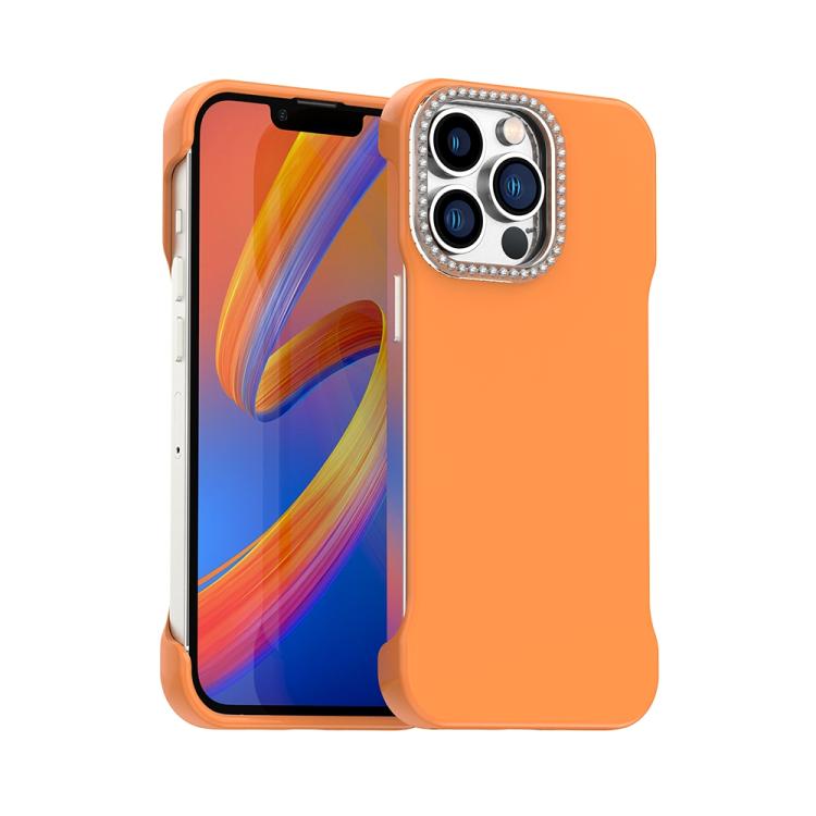 Custodia per telefono ibrida in PC e TPU satinato con mezza cornice a forma di diamante di Candy Diamond, For iPhone 14 Pro Max, For iPhone 13 Pro Max, For iPhone 13 Pro