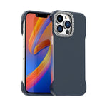 Custodia per telefono ibrida in PC e TPU satinato con mezza cornice a forma di diamante di Candy Diamond, For iPhone 14 Pro Max, For iPhone 13 Pro Max, For iPhone 13 Pro